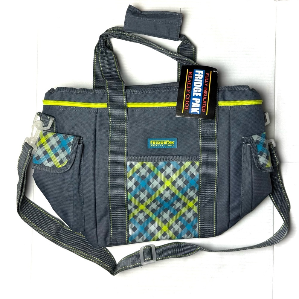 Fridge Pak Cooler Tote Rectangle‎ Square Really Cool Fully Insulated Zip Closure